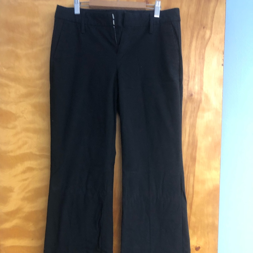 GAP straight fit black trousers